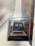 M2 Machines 1/64 Squarebody Smoke Box 1973 Chevrolet Van G10 Blue - Damaged Card