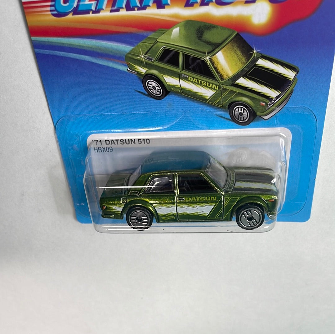 Hot Wheels 1/64 Ultra Hots ‘71 Datsun 510 Green