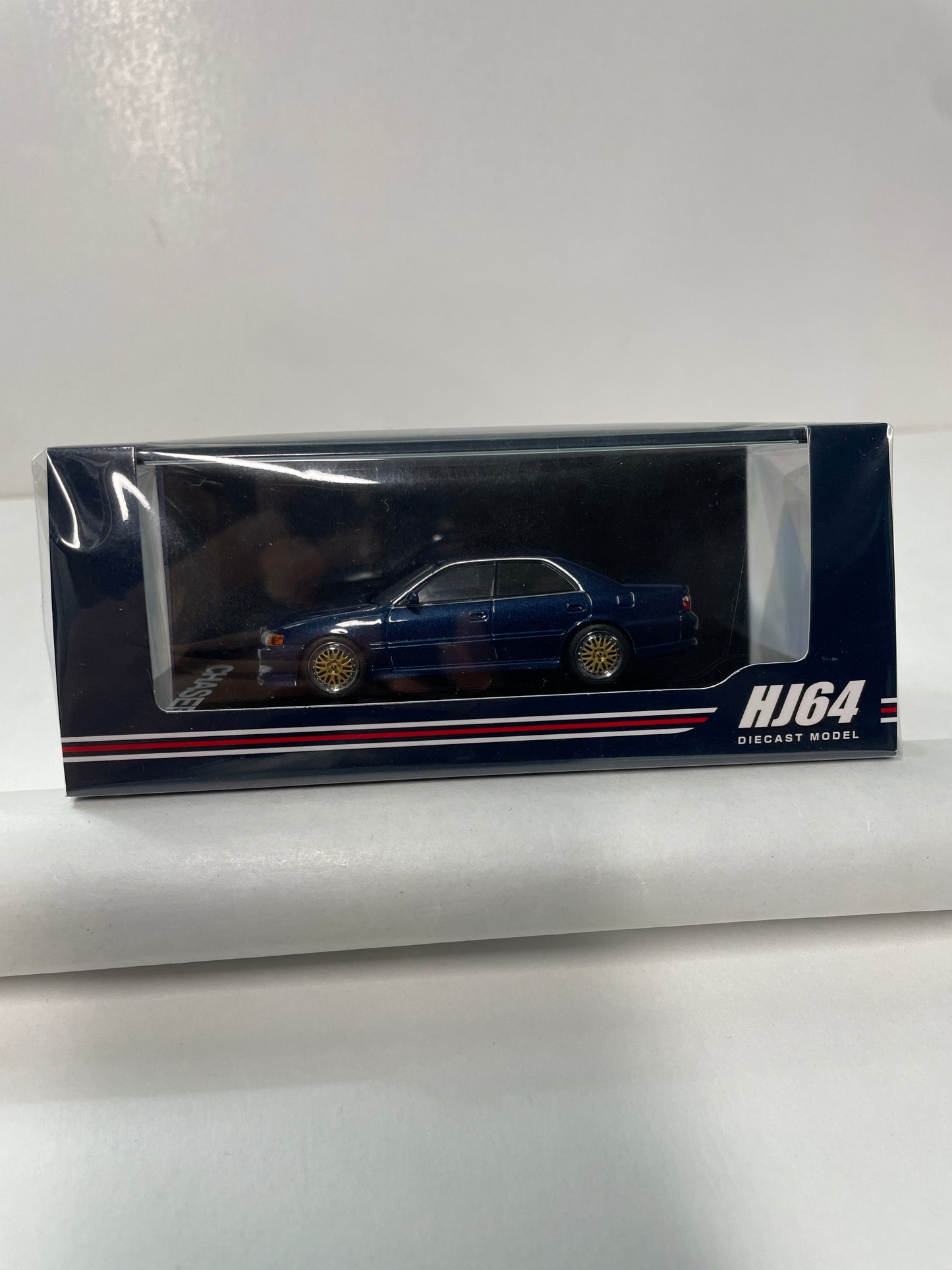 Hobby Japan 1/64 Toyota Chaser TOURER V (JZX100) 1998 / JDM Style Dark Blue Mica