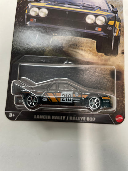 Hot Wheels 1/64 Silver Series Rally Racers Lancia Rally/ Rallye 037 Black - JNF48