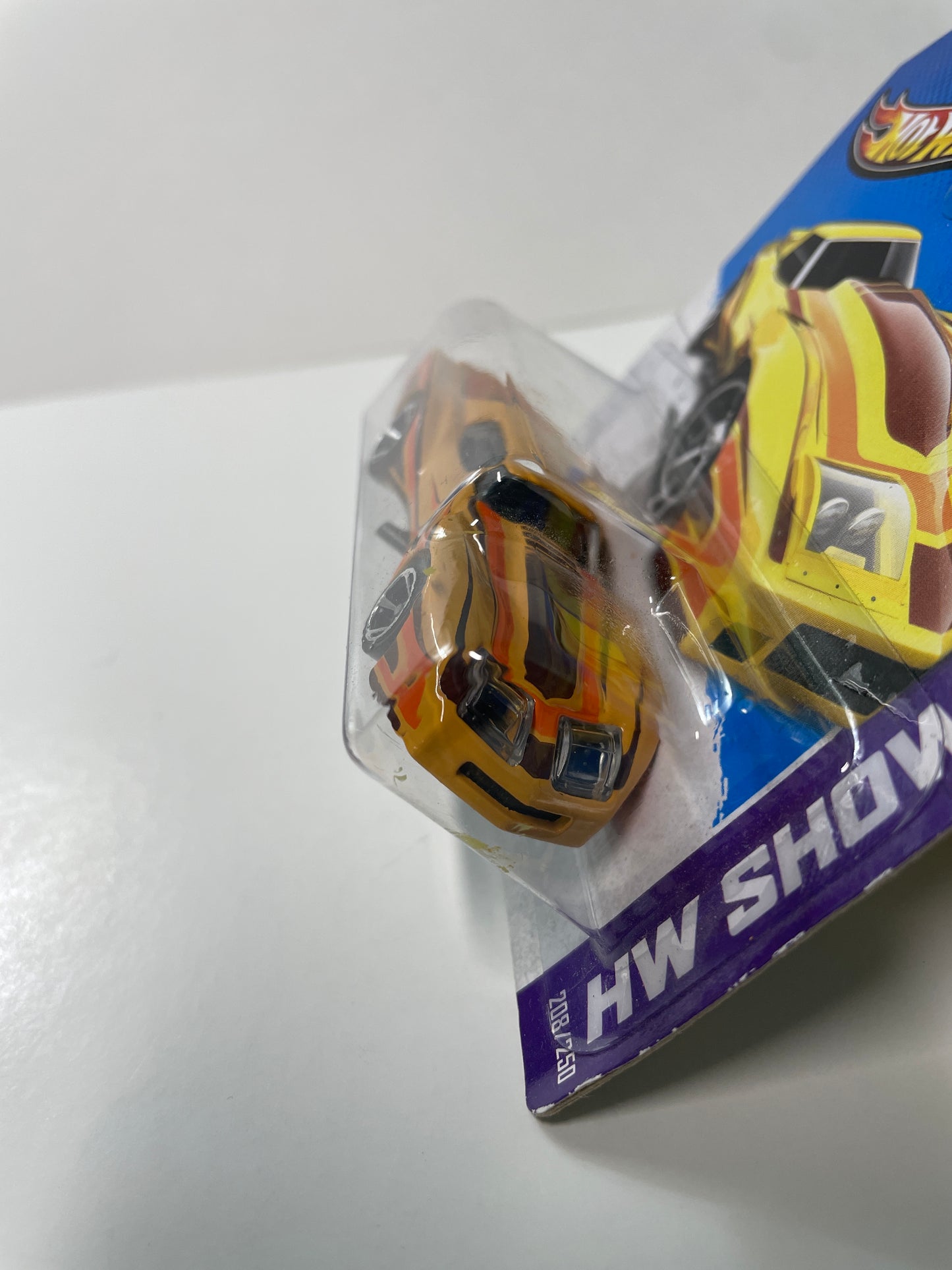 Hot Wheels 1/64 ‘76 Greenwood Corvette Yellow Short Card - Damaged Box