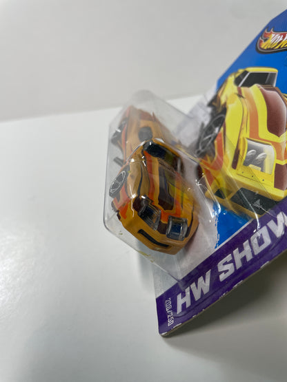 Hot Wheels 1/64 ‘76 Greenwood Corvette Yellow Short Card - Damaged Box