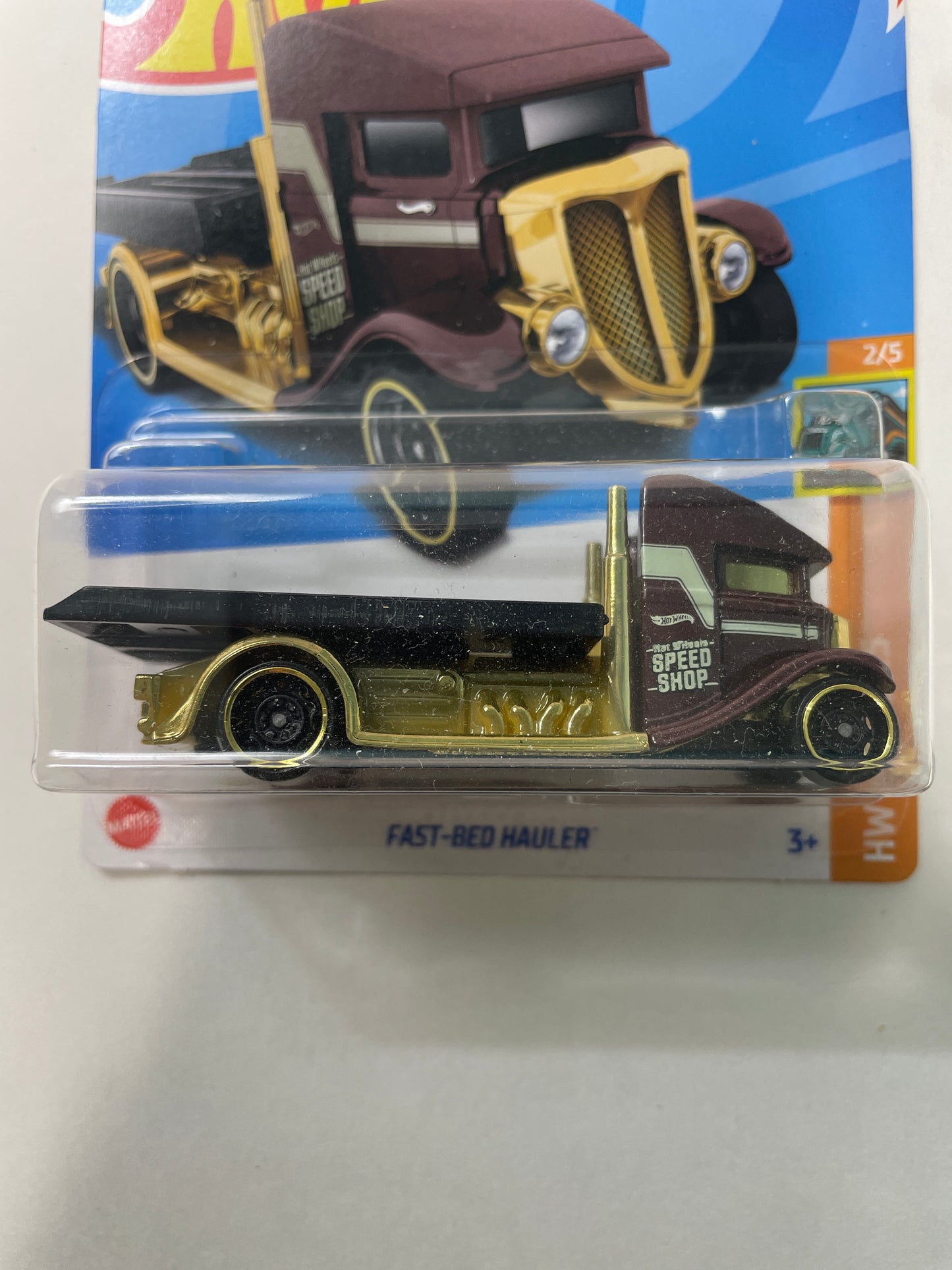 Hot Wheels 1/64 Fast-Bed Hauler Brown