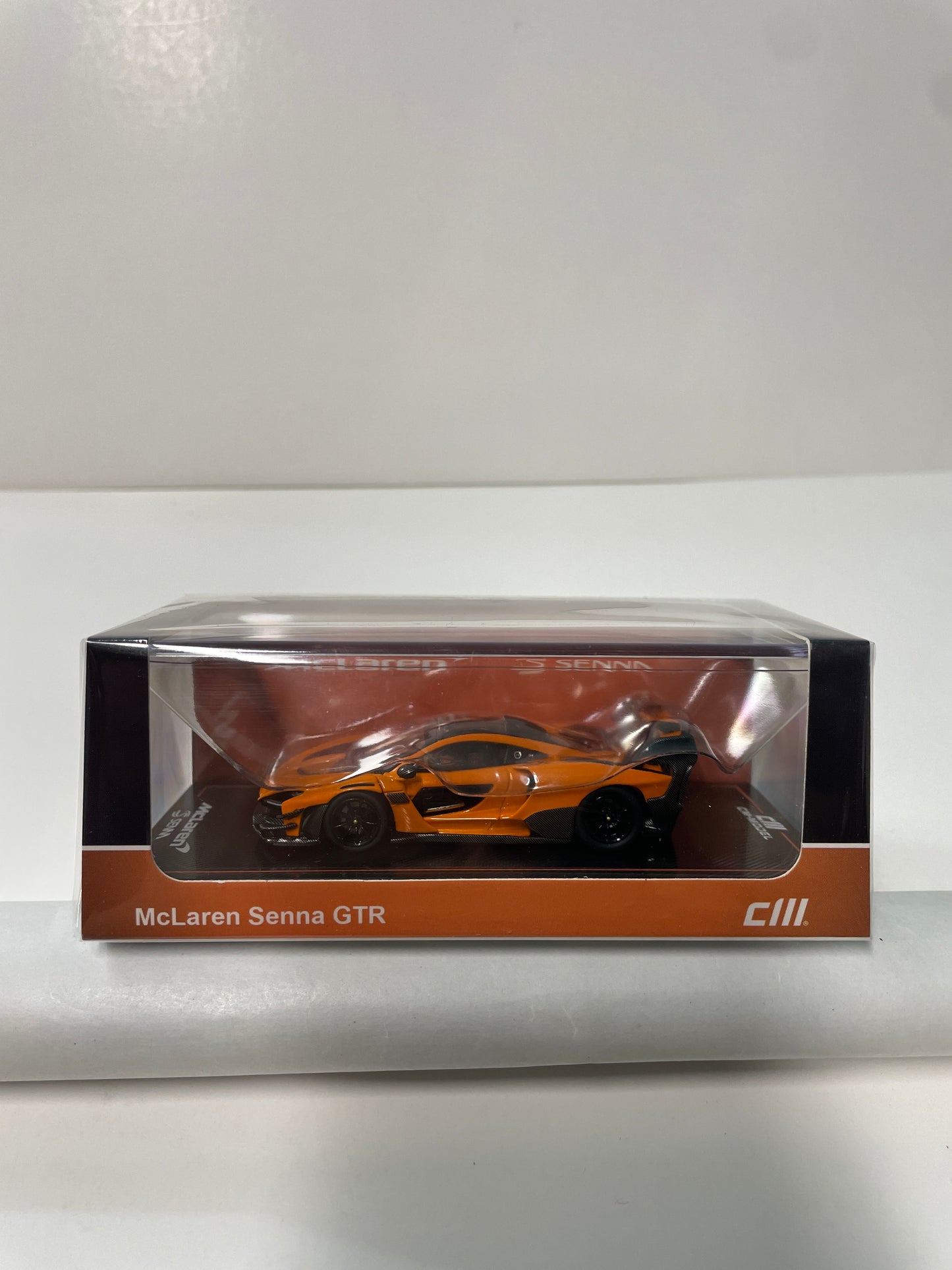 CM Model 1/64 McLaren Senna GTR Orange - CM64-SennaGTR-04