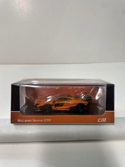 CM Model 1/64 McLaren Senna GTR Orange - CM64-SennaGTR-04