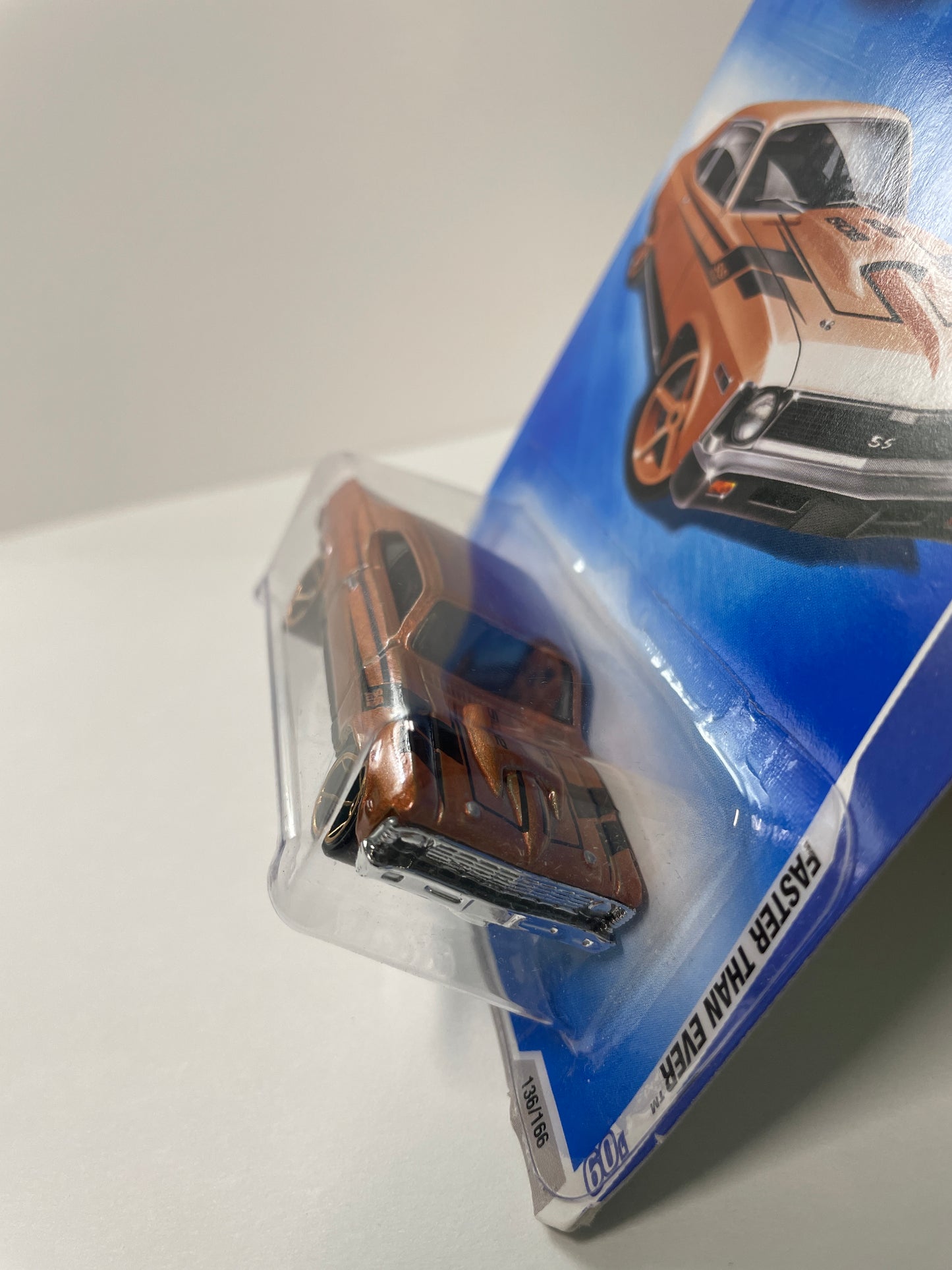 Hot Wheels 1/64 Chevy Nova Brown - Damaged Box