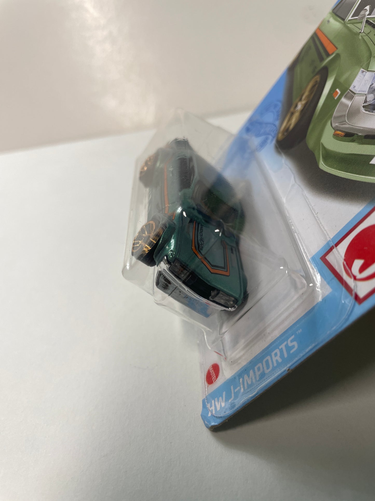 Hot Wheels 1/64 ‘70 Toyota Celica Green - Damaged Box