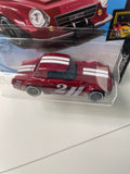 Hot Wheels 1/64 Fairlady 2000 Short Card Red - Damaged Card