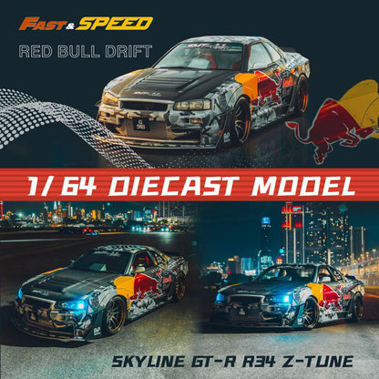 Fast & Speed 1/64 Nissan Skyline GT-R R34 Camo