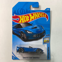 Hot Wheels 1/64 Corvette C7 Z06 Convertible Blue