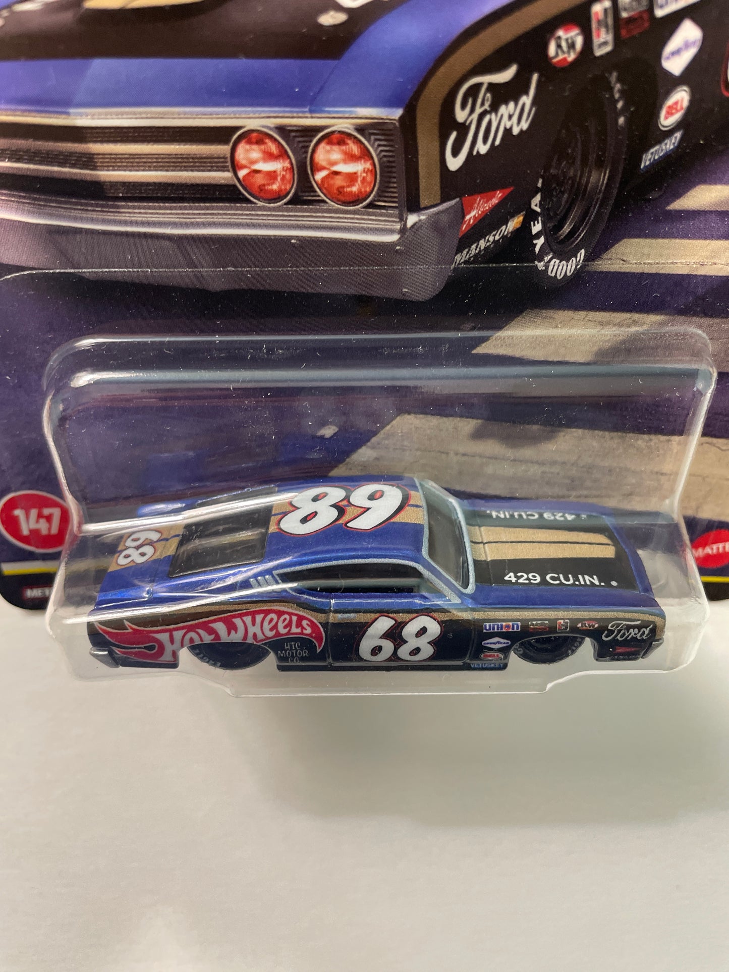 Hot Wheels 1/64 2026 Boulevard Mix G '69 Ford Torino Talladega Blue - JHW28