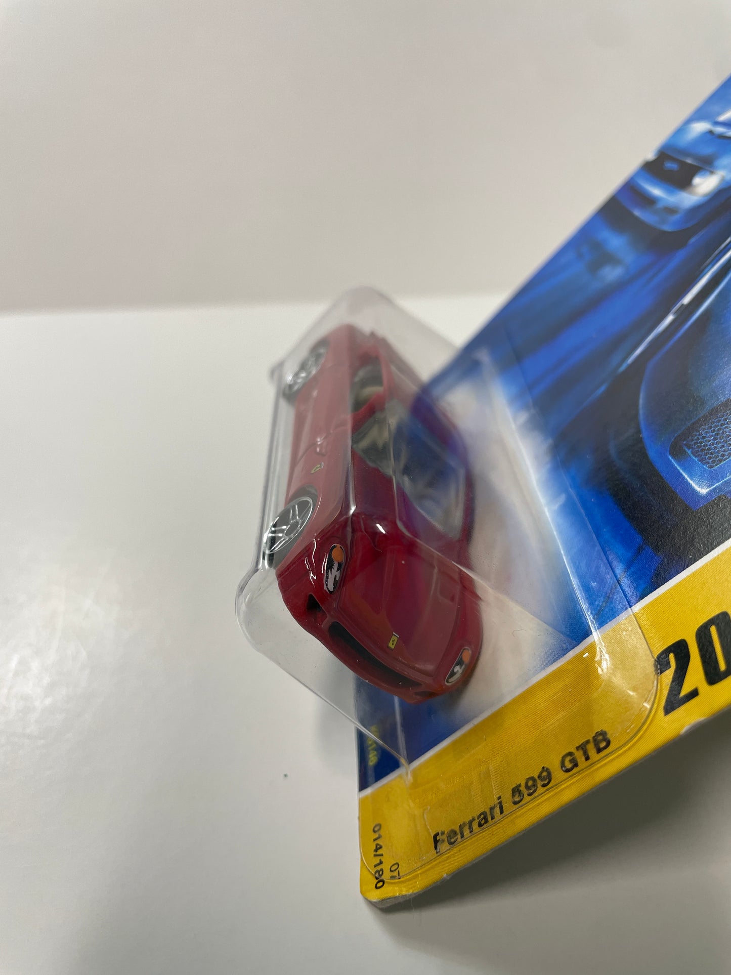 Hot Wheels 1/64 Ferrari 599 GTB Red - Damaged Box