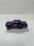 *Loose* Hot Wheels 1/64 Boulevard ‘63 Chevy Nova Gasser Purple