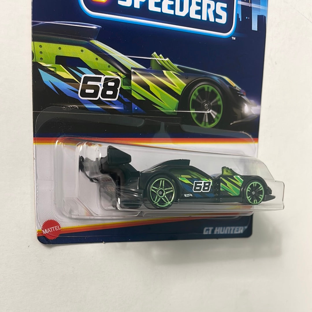 Hot Wheels 1/64 Neon Speeders GT Hunter Black