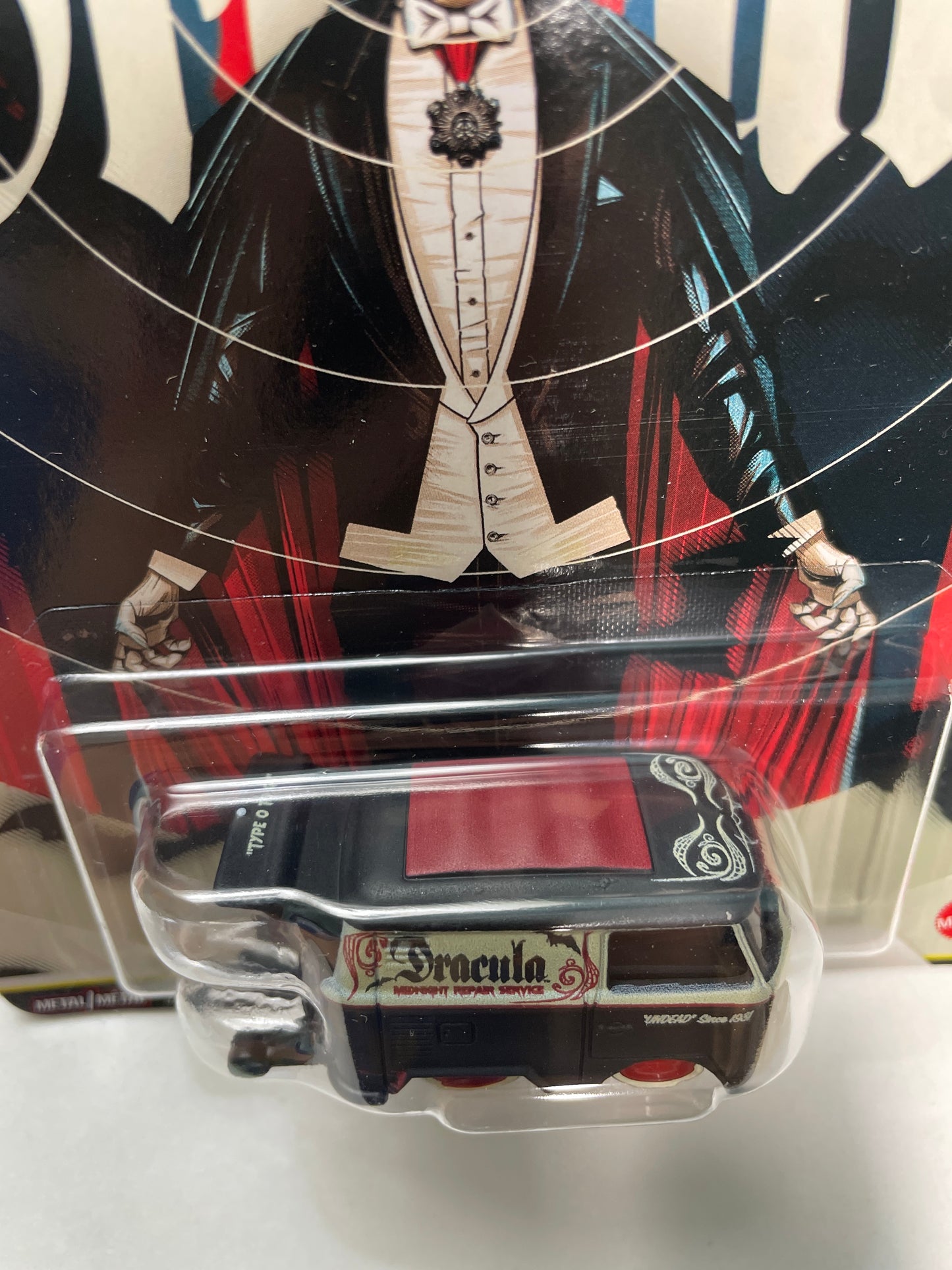 Hot Wheels 1/64 Pop Culture Dracula Kool Kombi Black - JHX01
