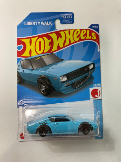 Hot Wheels 1/64 Nissan Skyline 2000GT-R LBWK Blue