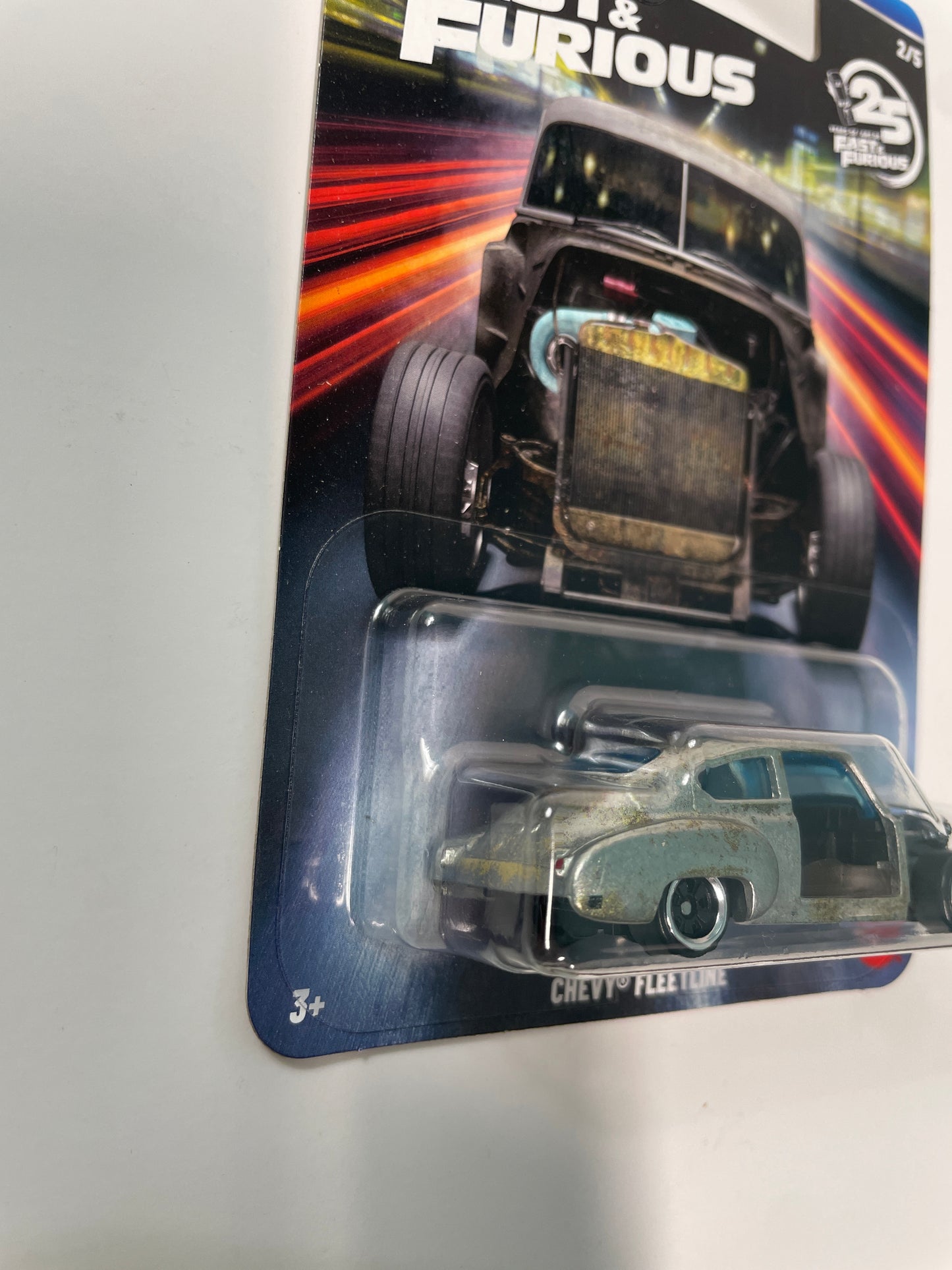 Hot Wheels 1/64 Silver Series Dream Lineup Fast & Furious Chevy Fleetline Chrome - JKX11