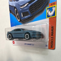 Hot Wheels 1/64 Kroger 2017 Camaro ZL1 Blue - Damaged Card