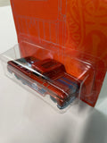 Hot Wheels 1/64 Orange & Blue Custom ‘62 Chevy Pickup Orange - Damaged Card