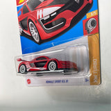 Hot Wheels 1/64 Renault Sport R.S. 01 Red & White - Damaged Box