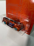 Hot Wheels 1/64 Orange & Blue Custom ‘56 Ford Truck Orange - Damaged Card