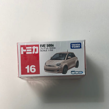 1/59 Tomica No.16 Fiat 500e Brown