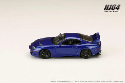 Hobby Japan 1/64 Toyota Supra (JZA80) JDM Customized Version Blue Mica Metallic