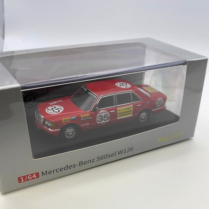 1/64 Master Mercedes-Benz 560sel W126 Red