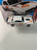 Hot Wheels 1/64 ‘68 Mercury Cougar Short Card White