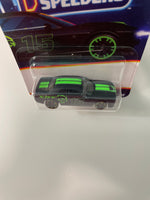 Hot Wheels 1/64 Neon Speeders ‘15 Dodge Challenger SRT Hellcat Black & Green