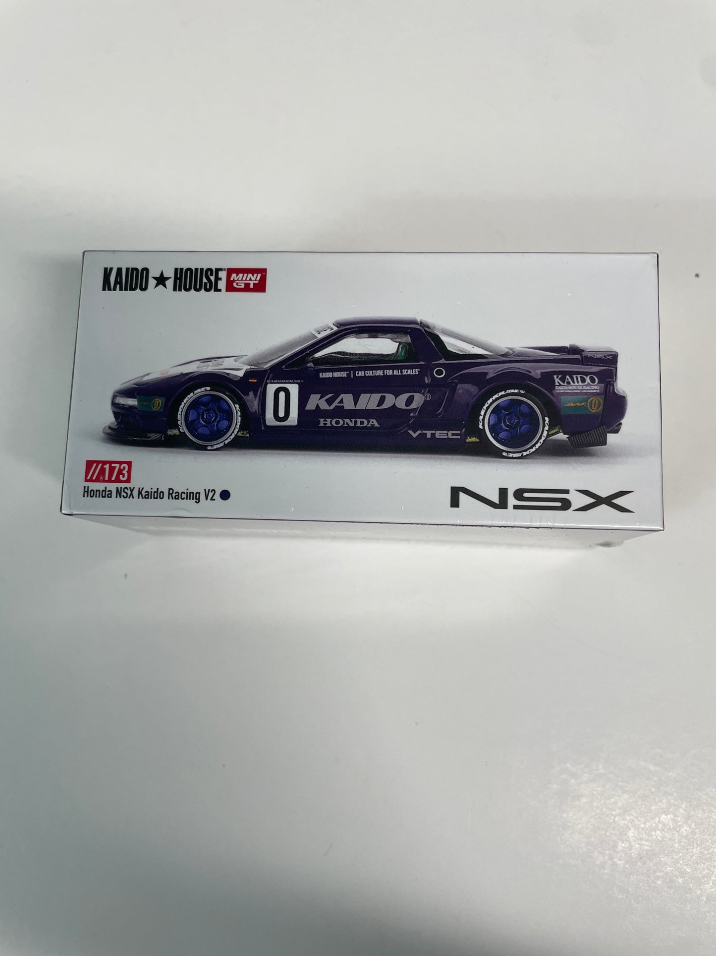 Mini GT x Kaido House 1/64 Honda NSX Kaido Racing V2 Purple - KHMG173