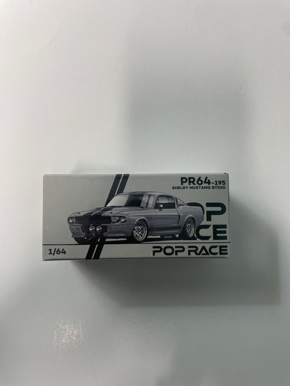 Pop Race 1/64 Shelby Mustang GT500 Grey