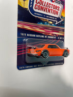 Hot Wheels 1/64 36th 2022 Collector’s Convention Los Angeles 1972 Nissan Skyline HT 2000GT-R Orange