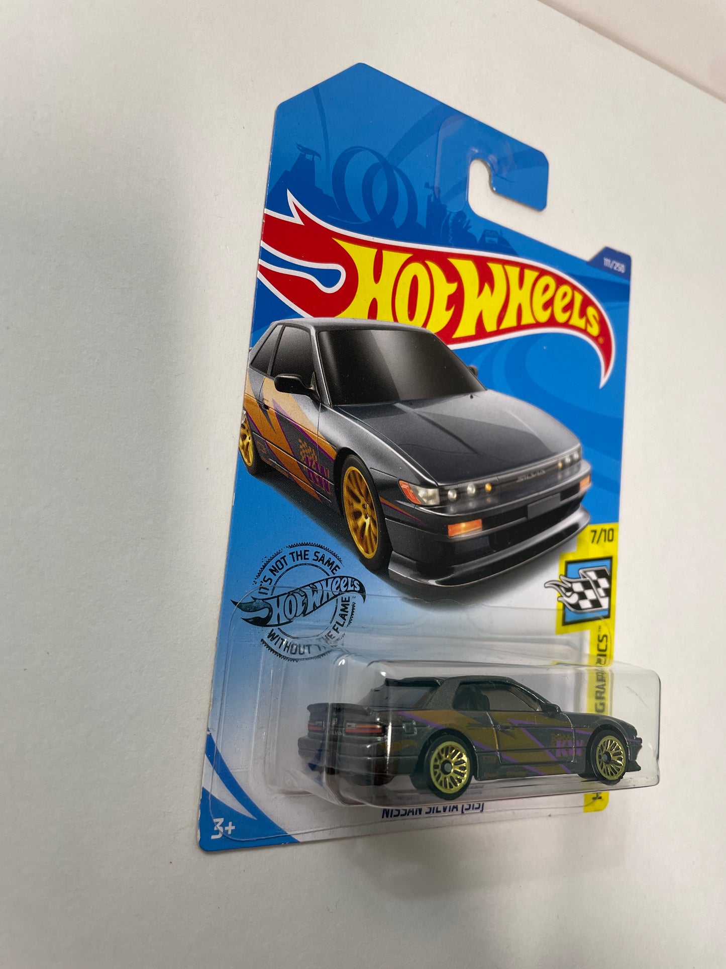 Hot Wheels 1/64 Nissan Silvia (S13) Grey