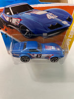 Hot Wheels 1/64 ‘69 Copo Corvette Short Card Blue