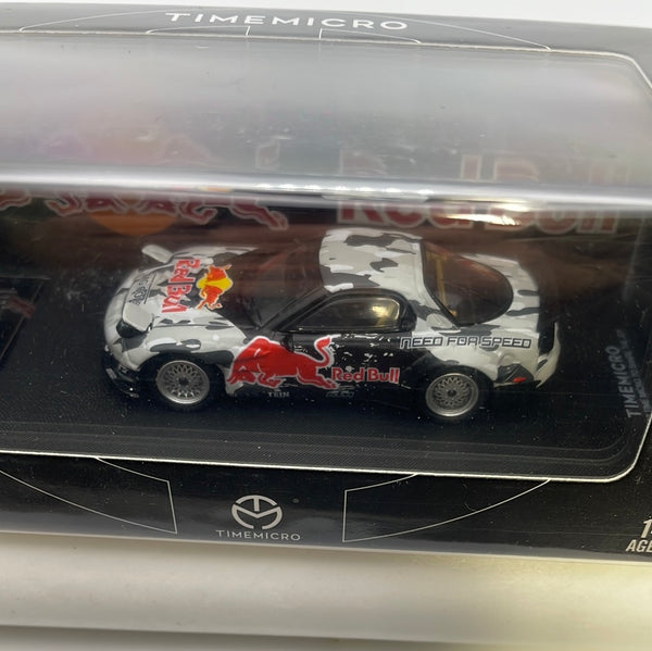 Time Micro 1/64 Mazda RX-7 Rocket Bunny Red Bull Grey & Black – Flipn ...