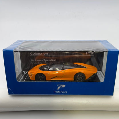 1/64 PosterCars McLaren Speedtail Hypercar League Collection McLaren Orange