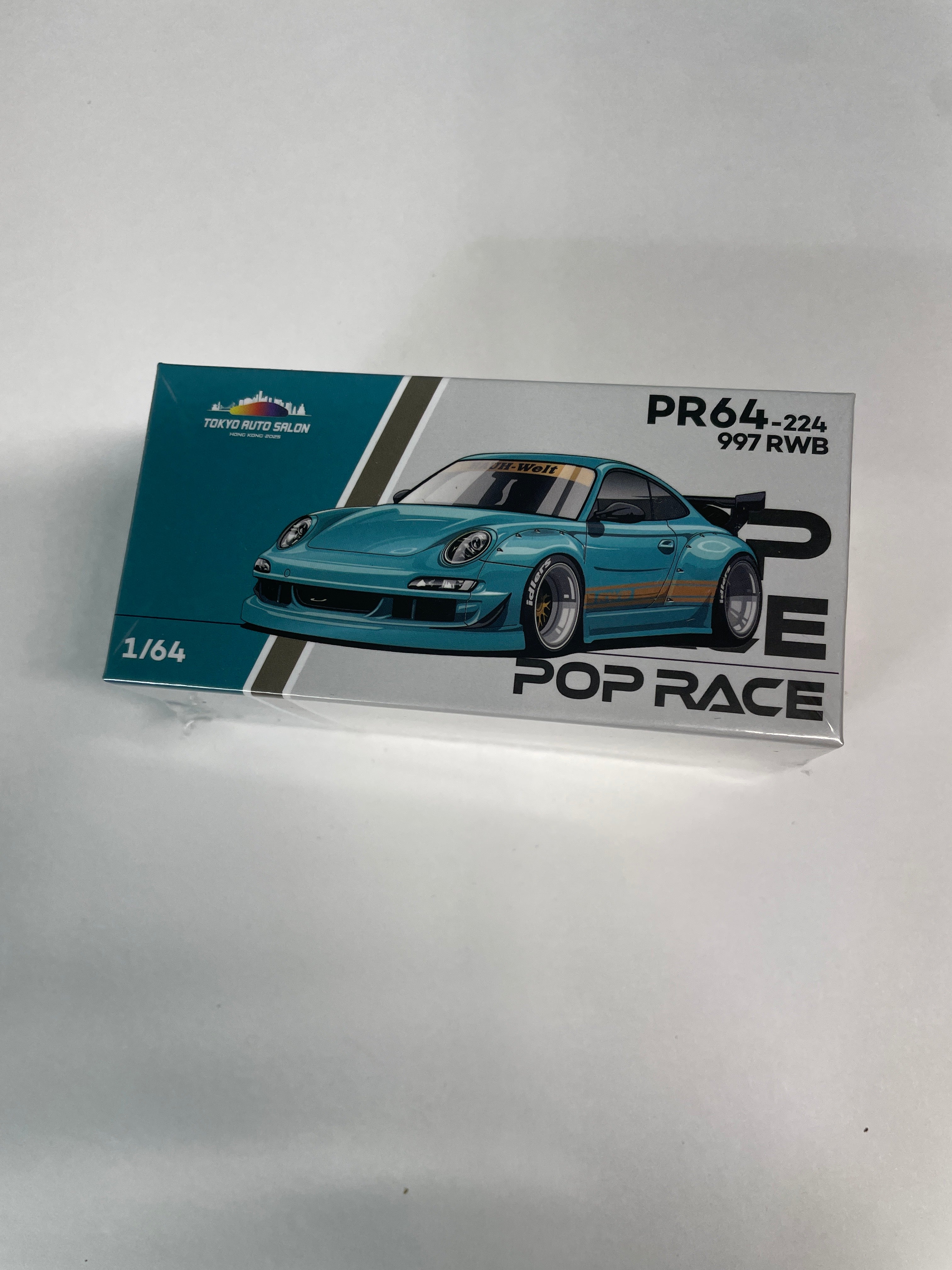 Pop Race 1/64 Tokyo Auto Salon Hong Kong 2025 Porsche 997 RWB