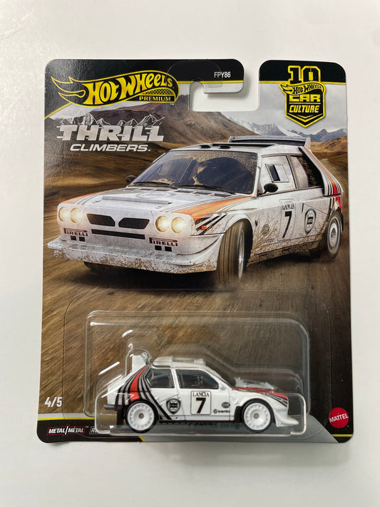 Hot Wheels 1/64 Car Culture Thrill Climbers Lancia Delta S4 White - JKF01 - Damaged Box