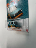 Hot Wheels 1/64 Pearl & Chrome Tooned Volkswagen Golf MKI Teal & Gold