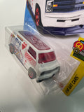 Hot Wheels 1/64 Treasure Hunt Custom ‘77 Dodge Van White - Damaged Card