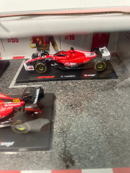 Burago 1/43 Ferrari Formula 1 Racing Set