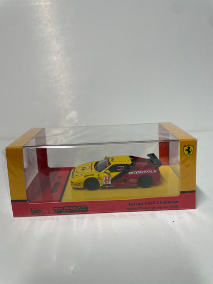 Tarmac Works x IXO Models 1/64 Ferrari F355 Challenge World Challenge Series 2000 #54 - HOBBY64 Red & Yellow - T64-083-00WCS54 - Damaged Box