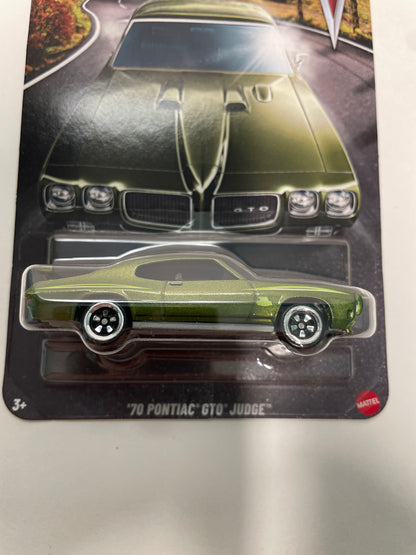 Hot Wheels 1/64 Silver Series Pontiac '70 Pontiac GTO Judge Green - JKY13