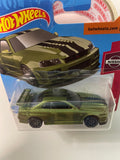 Hot Wheels 1/64 Nissan Skyline GT-R (BNR34) Short Card Green