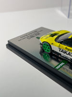 Inno64 1/64 Honda NSX (NA1) Rocket Bunny V2 Aero Takata Dome Yellow & White - Damaged Car (Read Description)