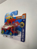 Hot Wheels 1/64 Super Mario Cool-One Short Card Red & Blue