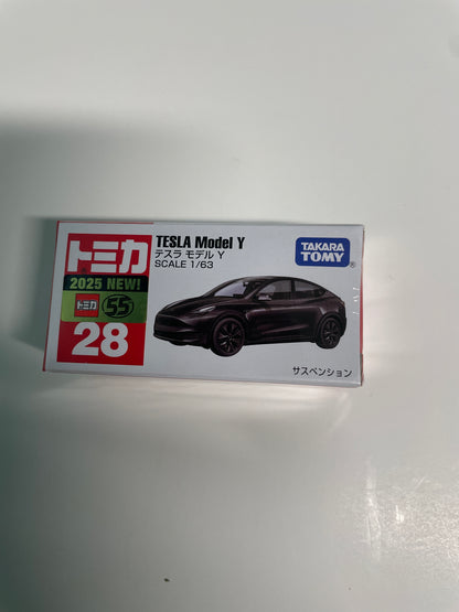 Tomica 1/63 n28 Tesla Model Y Black