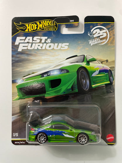 Hot Wheels 1/64 Fast & Furious Mix N 1995 Mitsubishi Eclipse Green- JHW68