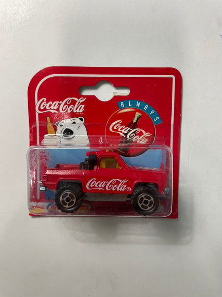 Majorette 1/64 Coca-Cola Chevrolet Silverado - Damaged Card